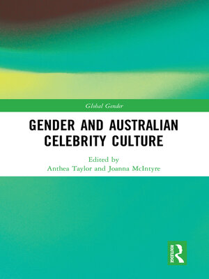 cover image of Gender and Australian Celebrity Culture